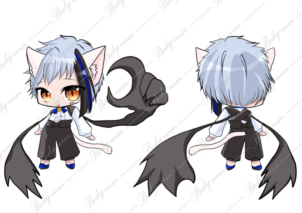 触手を持つ猫耳キャラ