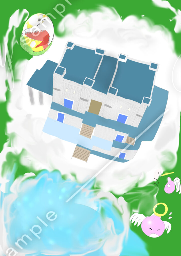 Deep オリジナル 空飛ぶお城