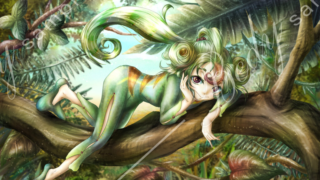 擬人化 カメレオン